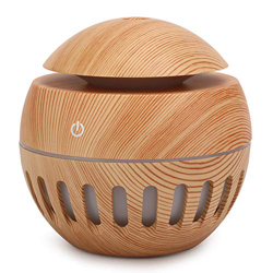 Fournyaa Diffusore di aria, umidificatore casalingo di ricarica USB, 130 ml, mini per la camera da letto della casa dell'ufficio dell'auto (Light Wood precio