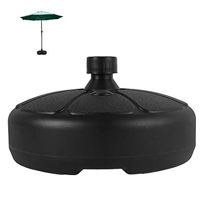 Maalr - Base per ombrellone da esterni, 30 kg, in plastica resistente, con base per ombrellone da 35 a 38 mm