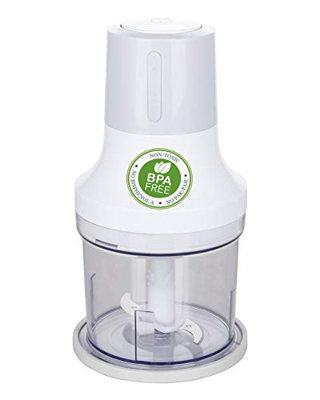 Emerio Tritatutto universale con capacità di 500 ml, 260 Watt, tritatutto elettrico con 2 lame in acciaio inox per tritare carne, cipolle, frutta, ver