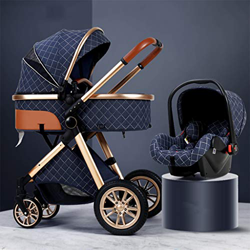 3 In 1 Passeggiatore Del Bambino Del Carrello Pieghevole Di Lusso Passeggino Carrozzine Assorbimento Di Scossa Springs Veduta Carrozzina Passeggino Co precio
