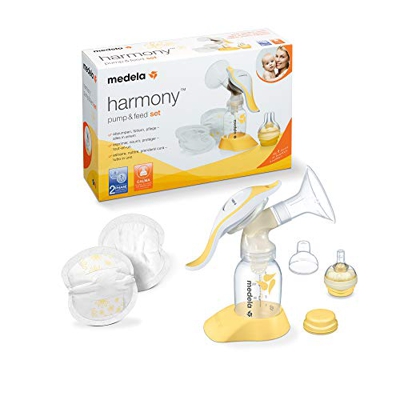 Medela Manual Breast Pump Harmony (incl. Calma One-way breast-feed pads)