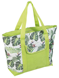 Idena 30195 - Borsa termica tropical con capacità di 16 litri, ca. 48 x 17 x 38 cm, con due manici, tasca anteriore e chiusura lampo, ideale per picni en oferta