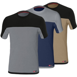 T-shirt da lavoro Industrial Starter Stretch 8772-Blu-S - Blu - - Blu en oferta