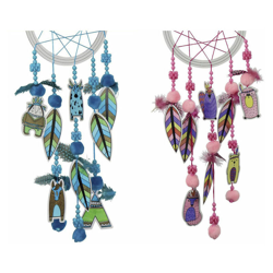 Acchiappasogni DKD Home Decor Cartone (2 pcs) (17 x 3.5 x 22 cm) características