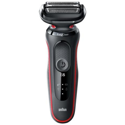 Shaver 50-r1200s Cordless, Tempo Di Ricarica 1 H, Ioni Di Litio, Numero Di Testine / lame Del Rasoio 3, Nero / rosso, Wet & Dry