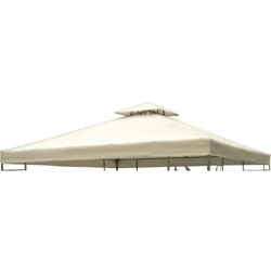 Telo bianco di ricambio copertura per gazebo metri 3x3 con doppio tetto airvent características