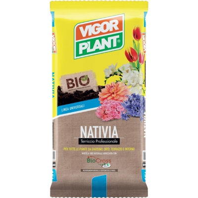 Nativia 45 L. - Terriccio + Microrganismi Consentito In Bio - Vigorplant
