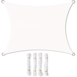 4 x 6m Tenda Parasole Vela Ombreggiante, Resistente all'Acqua Fino ad Almeno 1000 mm, Protettiva del Sole, Giardino Cortile Terrazza Campeggio, características