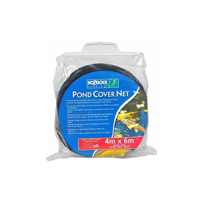 Pond Copre reti Rete Stagno Grande, Nero, 6 x 4 Metri - Hozelock