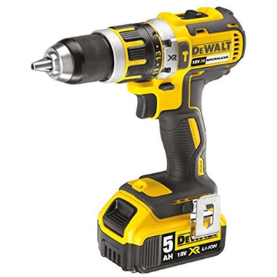 Trapano A Batteria Dewalt 18 Volt Con 2 Batterie 5 Ah In Cassetta