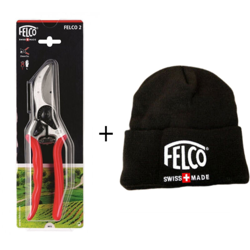 SET FELCO composto da: Forbice potatura F02 + Berretto precio