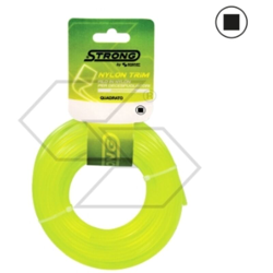 Filo nylon decespugliatore STRONG a Sezione Quadra - diametro 2,4 mm - lunghezza 15 m en oferta