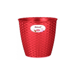 Vaso Natural Stefanplast Diam 19 x H 17,5 cm. Colore: rosso lampone características