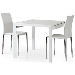 Meyer - Tavolo Da Pranzo Moderno Allungabile A Libro Frassinato 90 X 90/180 en oferta