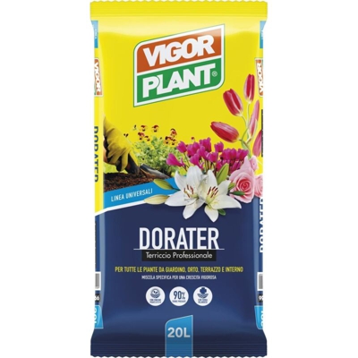 Dorater 20 L. - Terriccio Con Npk + Microelementi - Vigorplant