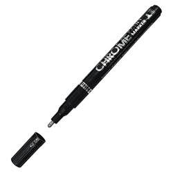 Silver Art Liquid Mirror Chrome Marker Liquid Chrome Pump Pennarello a specchio permanente per ritocchi fai da te su qualsiasi superficie metallo, vet características