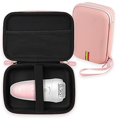 La custodia protettiva per epilatore Leayjeen lady è adatta per l'attrezzatura per epilatore Braun Silk-épil 5 5-620, 9 9-720. (Solo custodia protetti