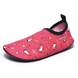 JOMIX Scarpe da Scoglio Bambino Scarpette Scoglio Bambina Scarpe Immersione Sport Acquatici Mare Spiaggia Antiscivolo SB7041 (07 Fuxia, 31) precio