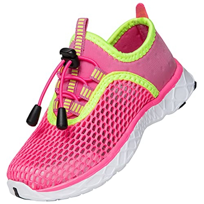 SAGUARO Scarpe Estive Ragazza Scarpe da Spiaggia Ragazzo Scarpe da Surf Scarpe da Sportivi Leggero per Sport e Casual Scarpe Estive Rosa Rossa Gr.31
