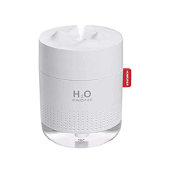 Mini Umidificatore ad Ultrasuoni 500ML, Umidificatore d'aria Silenzioso con Luce Notturna per Camera da Letto, Ufficio, Stanza del bambino, Soggiorno, en oferta