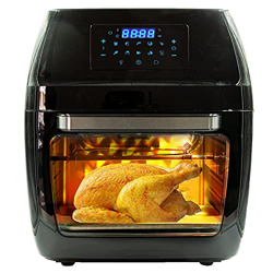 Friggitrice ad aria calda senza olio ECOFRY 12 lt 1700W con Griglia Timer e ricettario características