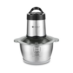 Tritatutto Elettrico, 2L Frullatore Multifunzionale con Ciotola in Acciaio Inox 350W Mini Robot da Cucina per Frutta Verdura Carne Spezie ecc precio