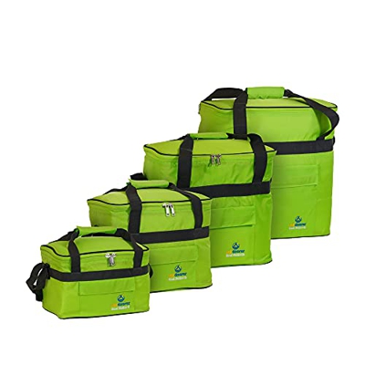 Borsa termica Cool Butler 15 di Outdoorer – verde, volume 15 litri, con tasca esterna