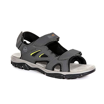 Regatta Holcombe Vent, Sandali Punta Aperta Uomo, (Briar/Limepu 824), 12 EU