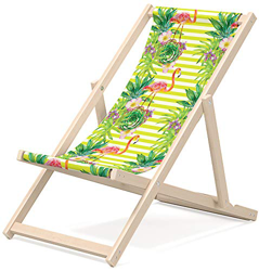 Sedia a sdraio da giardino pieghevole in legno precio