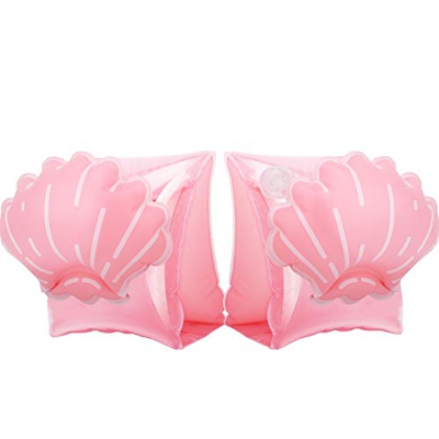MoKo Salvagente per Bambini, 2 Braccioli Gallegianti ed Gonfiabili in PVC Ultra Resistente con Valvola Gonfiabile, Accessori Salvagente per Nuoto, Pus