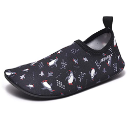 JOMIX Scarpe da Scoglio Bambino Scarpette Scoglio Bambina Scarpe Immersione Sport Acquatici Mare Spiaggia Antiscivolo SB7041 (07 Black, 35) en oferta