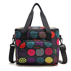 Jolintek Borsa Termica 10L, Grande capacità Impermeabile Borsa Pranzo, Borsa de Picnic Pieghevole con Tracolla, Mantenere Caldo o Freddo per Campeggio en oferta