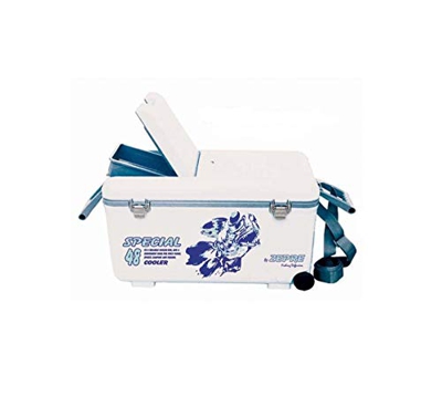 Zepre Frigo Ghiacciaia Pesca 48 Litri c/Ruote e Portello.Dimensioni: 64x34x36cm