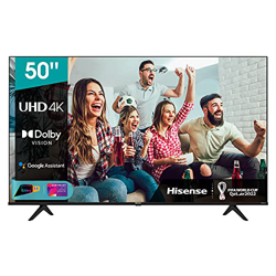 Hisense 50" UHD 4K 2021 50A68G, Smart TV VIDAA 5.0, HDR Dolby Vision, Controlli vocali Alexa / Google Assistant, Tuner DVB-T2/S2 HEVC 10, lativù 4K en oferta