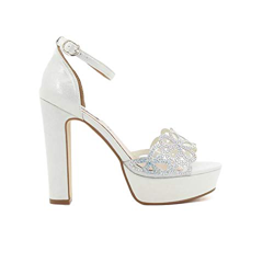 QUEEN HELENA ZM6013 Sandali Eleganti con Tacco Donna Argento 38 EU características