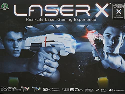 Cicciobello X, Indoor e Outdoor con 2 Laser Blaster, 2 Ricevitori, Luci e Suoni, Confezione Sostenibile, Multicolore, LAE00110