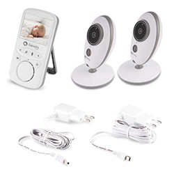 Lionelo CARE BABYLINE 5.1 Baby monitor video con schermo 2,4 pollici LCD con VOX lampadina notturna fino 300 metri sensore temperatura e pianto 8 ninn características