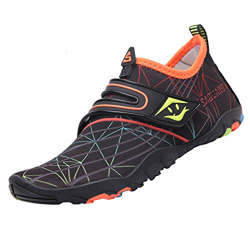 SAGUARO Scarpe da Immersione da Scoglio Bambino Asciugatura Rapida Scarpette da Mare Bagno Sport Acquatico Nero Gr.31 precio