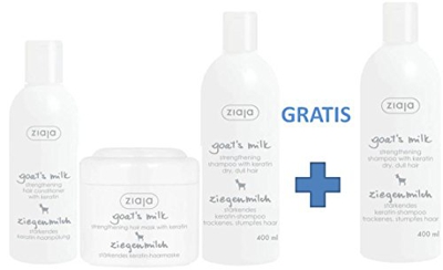 Ziaja - Set per la cura dei capelli con latte di capra