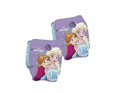 Kasahome Braccioli Gonfiabili per Piscina Mare Nuoto Estate con Principesse Modelli Assortiti adatto per Bambini Bambine età 3-6 anni 25x15cm