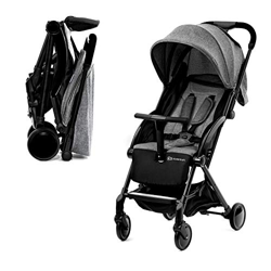 kk Kinderkraft Passeggino Leggero PILOT CITY, Compatto, Regolabile, Pieghevole, Accessori, Bambini, Grigio en oferta