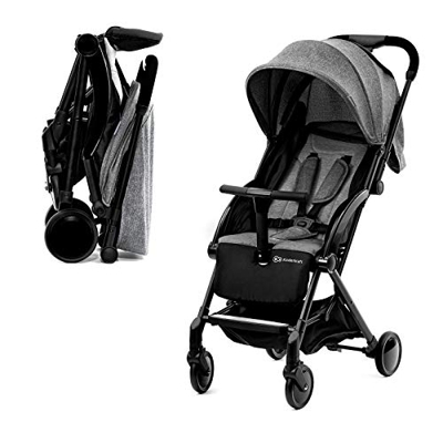 kk Kinderkraft Passeggino Leggero PILOT CITY, Compatto, Regolabile, Pieghevole, Accessori, Bambini, Grigio