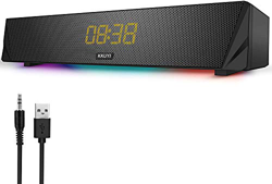 Soundbar, altoparlante da gioco con luce RGB colorata, driver da 7 W, soundbar wireless Bluetooth 5.0 o 3.5 mm, connettore Aux stereo, computer audio  precio