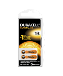Duracell Easy Tab 13 Colore Arancio Batterie Per Apparecchi Acustici características