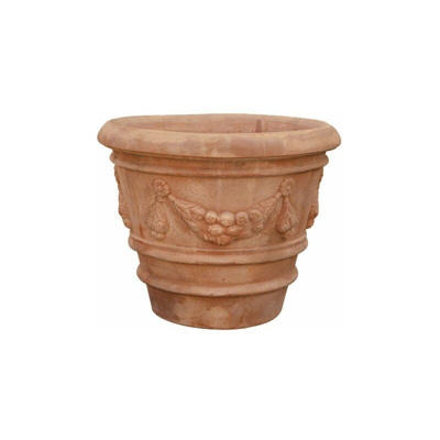 Biscottini - Vaso Conca Orcio in Terracotta Fioriera da Giardino Terrazzo