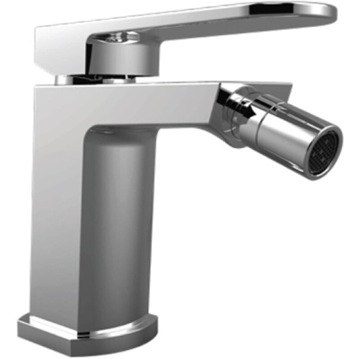 Rubinetto miscelatore monocomando bidet, finitura cromo, completo di piletta da 1”1/4 in metallo diam. 25 mm