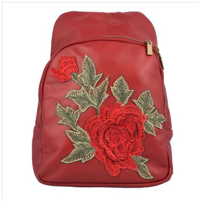 Zaino In Pelle - Rosso