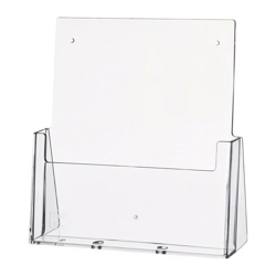 Portadepliant da tavolo DIN A4 verticale Ku.transp.Autoportante HELIT precio