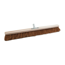 Scopa in cocco L.800mm con supporto manico in metallo piatto legno SOREX características