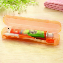Happyshopping - Scatola per spazzolino da denti in plastica semplice gelatina Scatola per dentifricio Scatola per spazzolino da denti portatile da precio